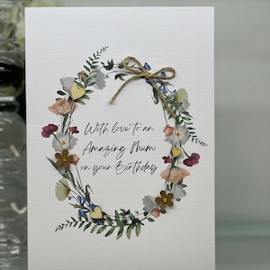 Gelukkige verjaardag mama kaart, luxe verjaardagskaart, mama kaart, 3d craft bloemen , harten, verjaardagskaart, madeliefjes, moeder verjaardag, geweldige moeder,