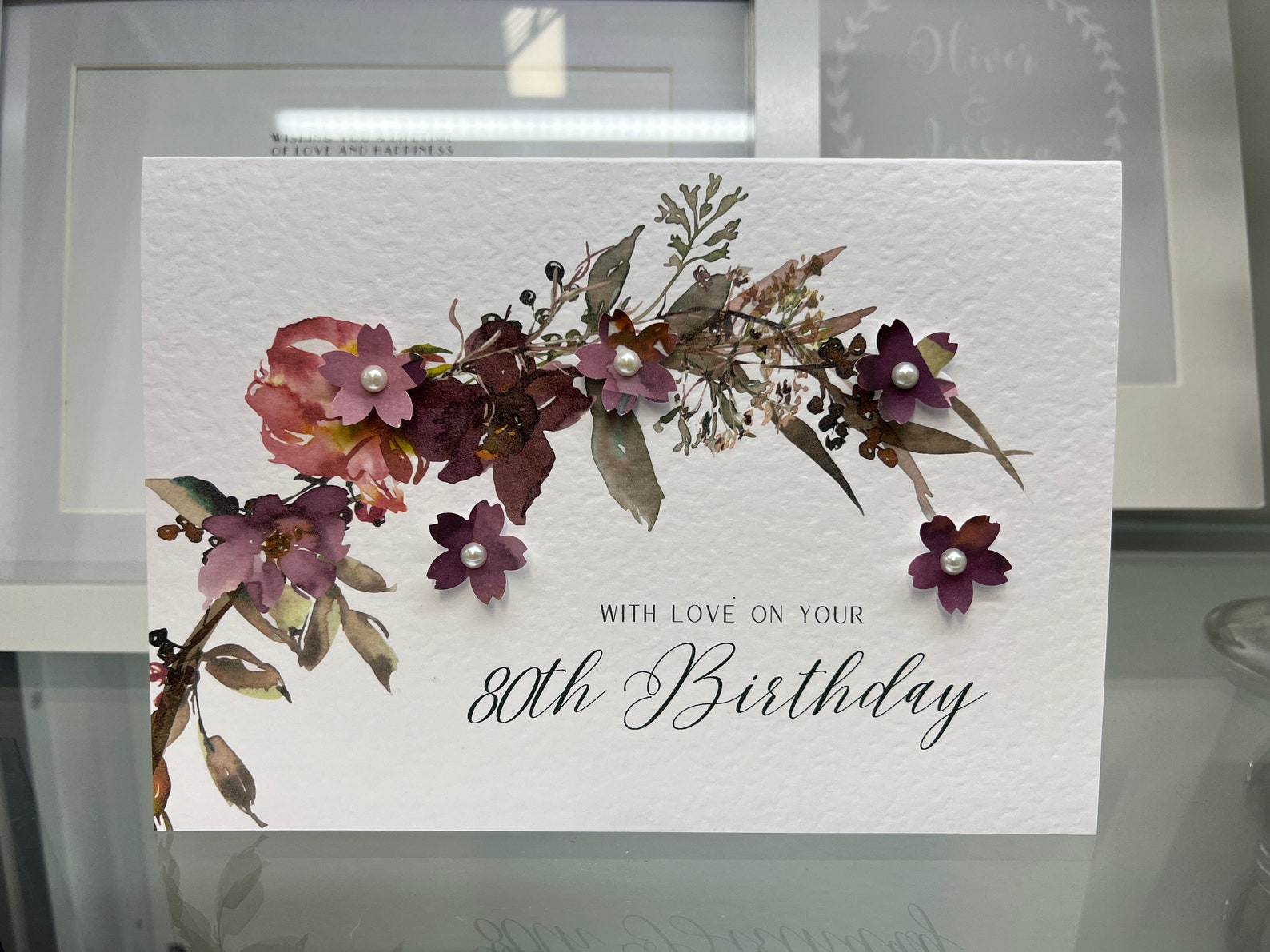 80th Birthday Card, Eightieth Birthday Card, 80th Card, Happy 80th Card ...