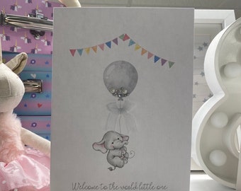 Nueva tarjeta de bebé, nueva tarjeta de bebé de bienvenida, tarjeta de bebé unisex, tarjeta de bebé nueva grande, tarjeta de nuevos padres, tarjeta de recuerdo, tarjeta de recién nacido, tarjeta hecha a mano