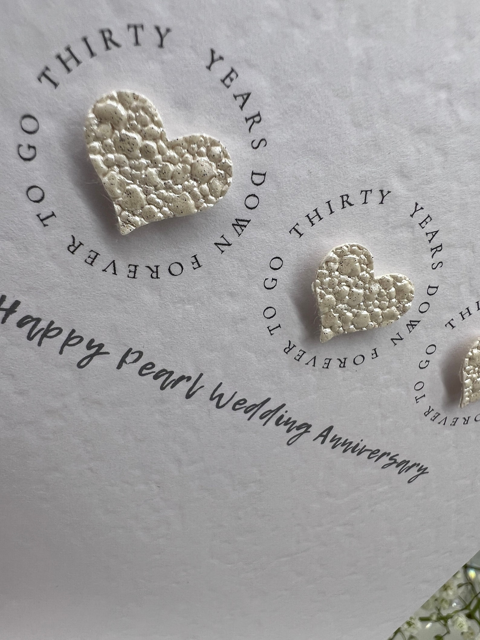 Annivesary Card Pearl (30th) - 9 X 6 Inches - Regal Publishing