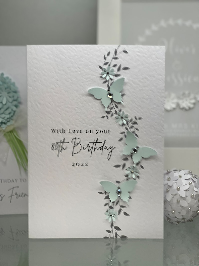 80th Birthday Card, Eightieth Birthday Card, 80th Card, Happy 80th Card ...