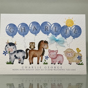 Gepersonaliseerde nieuwe babyjongenskaart, nieuwe babykaart, nieuwe babykleinzoon, nieuwe ouderskaart, nieuwe babyzoonkaart, nieuwe babykaart, babyfelicitatie