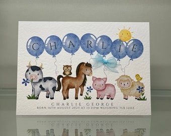 Carte personnalisée de nouveau bébé garçon, nouvelle carte de bébé, nouveau petit-fils de bébé, carte de nouveaux parents, carte de nouveau bébé fils, nouvelle carte de bébé, félicitation de bébé