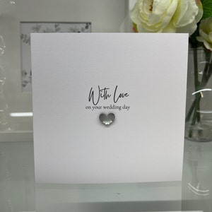 Biglietto di nozze, Congratulazioni di matrimonio, Sposa e sposo, Biglietto di nozze speciale, Biglietto di nozze 3D, Biglietto di nozze ricordo, Biglietti per fedi nuziali
