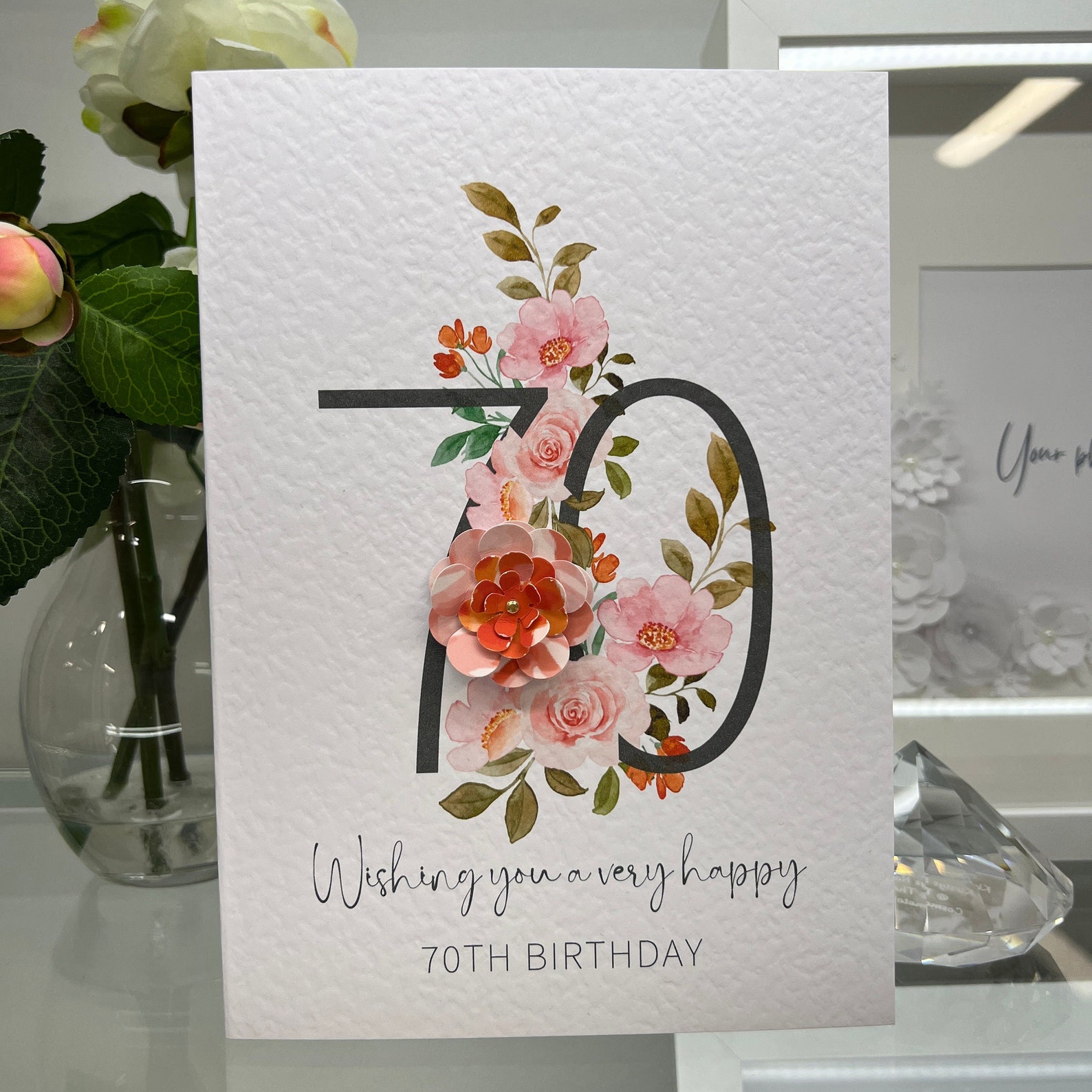 Category: New Releases Old English Co. 70th Birthday Card For Women ...