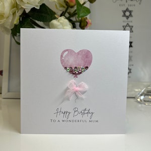 Gelukkige verjaardag mama, 3D-luxe verjaardagskaart, ballonverjaardagskaart, moederkaart, verjaardag moeder, mooie moeder verjaardagskaart, verjaardagskaart moeder, verjaardagskaart moeder