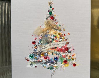 Personalised Christmas Card For Daughter & Son in Law, Personalised Christmas Card For Son and Daughter in Law, Daughter and Son in Law Card