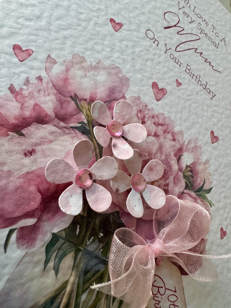 FALOGI Mum 80th Birthday Card, Happy 80th Birthday Mum Card, Mum 80 Year Old Birthday Gifts Ideas From Daughter Son - View #2