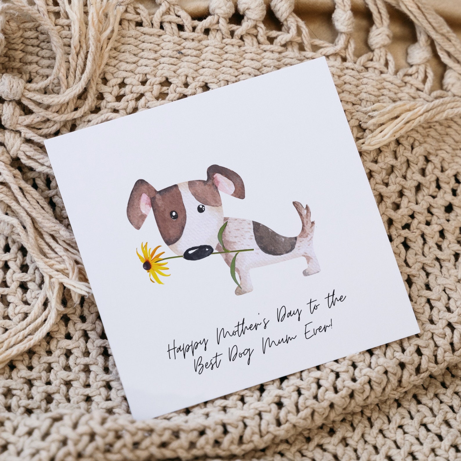 Dog Mother's Day Card Mother's Day Card From the Dog Etsy UK