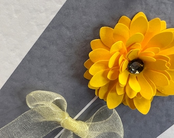 Happy Birthday Sister Card, 3D Luxury Birthday Card, Lovely Sister, Sunflower Birthday Card, Sister Bee & Sunflower Card, Personalised Card