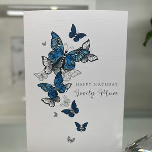 Carte de joyeux anniversaire maman, carte d’anniversaire de luxe 3D, carte d’anniversaire spéciale maman, carte papillon, carte d’anniversaire, belle maman, carte décorée