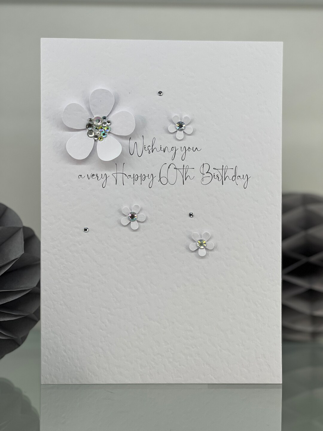 60th Birthday Card, Sixtieth Birthday Card, 60th Card, Happy 60th Card