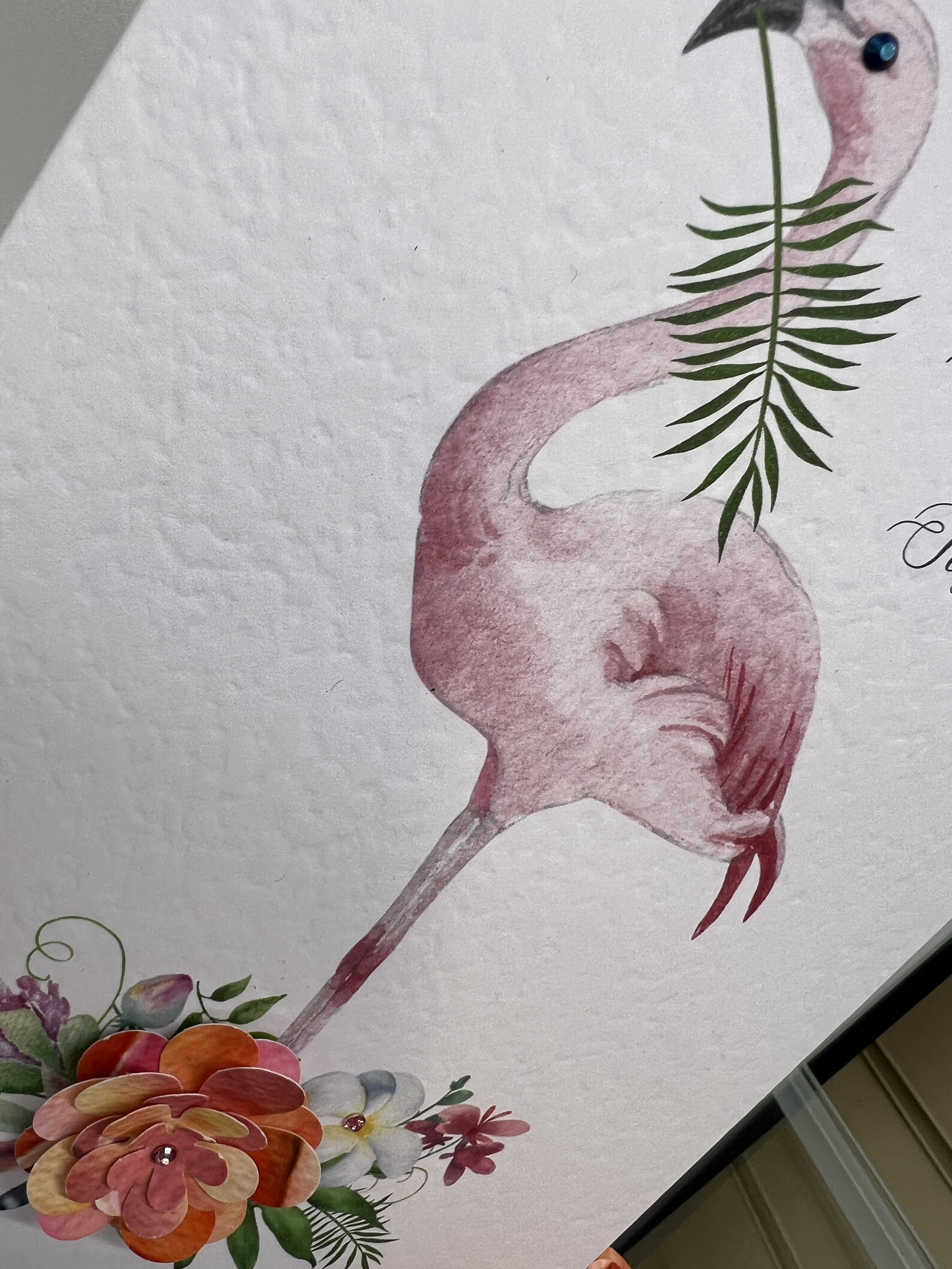 Children's Birthday Card For Girl Flamingo - Kids Happy Birthday - View #6