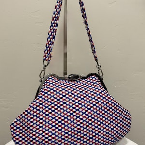 Woven Lambskin Slouchy Bag: Handmade Leather Crossbody with Metal Frame