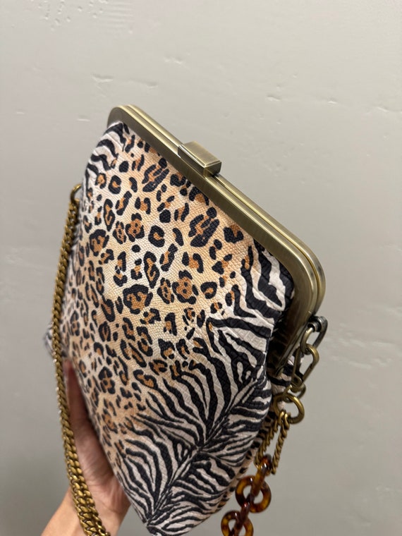 Leopard Pattern Print, Genuine Embossed Leather  … - image 8