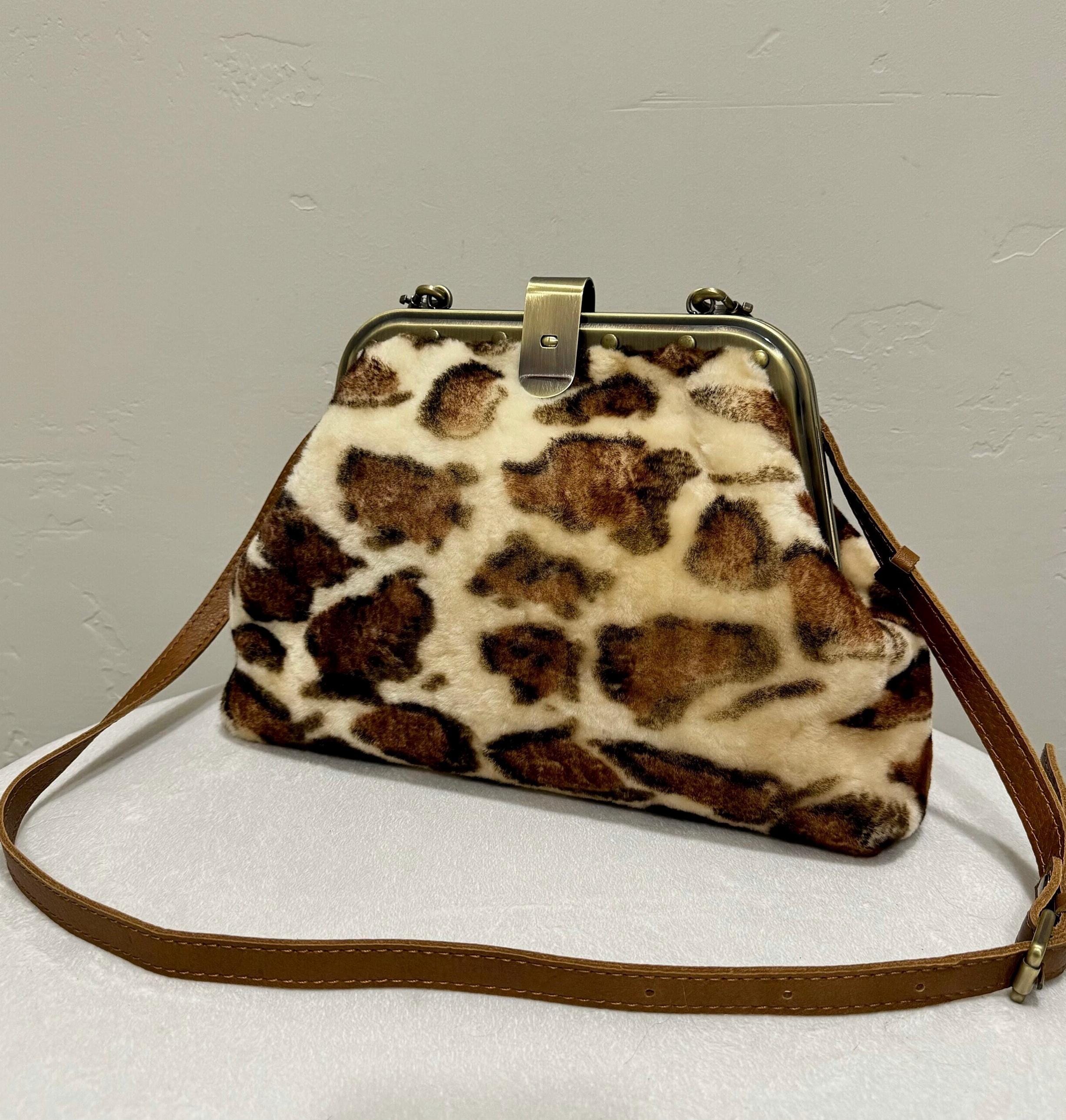 Leopard Kisslock Bag - Etsy