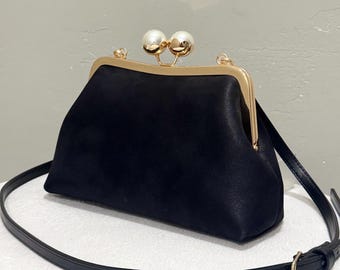 Vintage Coach Kiss Lock Green Bag - Etsy