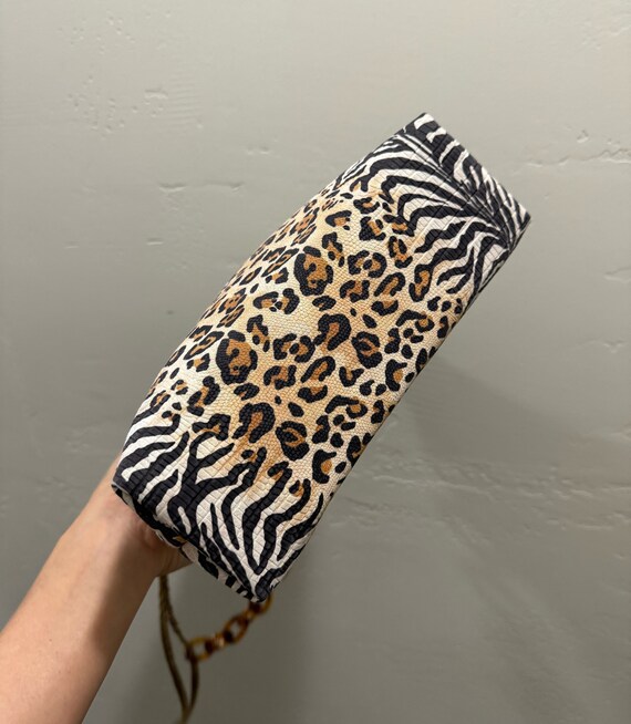 Leopard Pattern Print, Genuine Embossed Leather  … - image 9