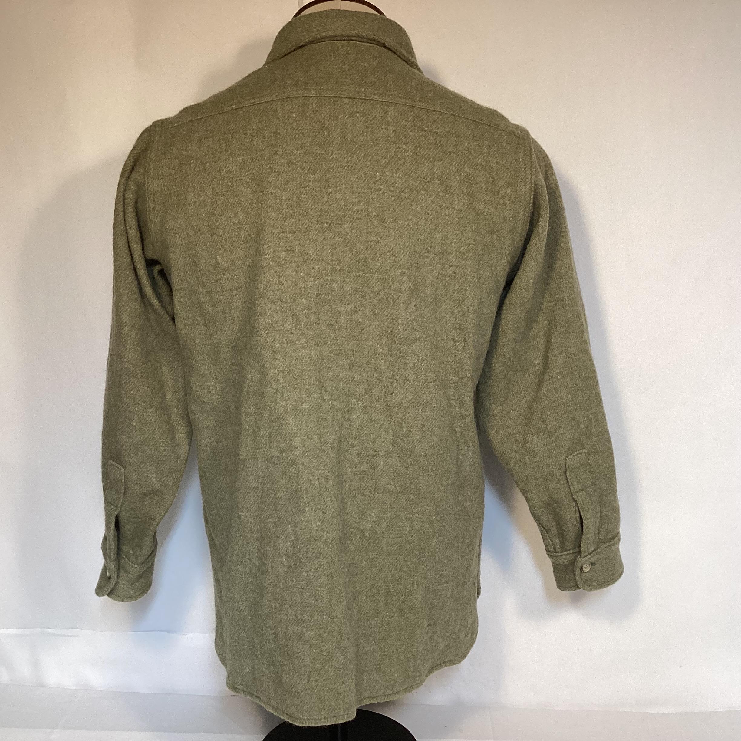 Vintage 70's Woolrich Tweed Shirt Jacket Men's Size Medium
