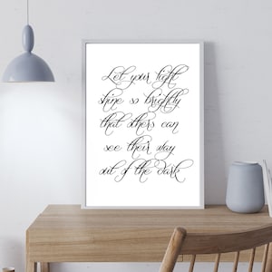 Inspirational QUOTES, Inspirational Wall Art, Instant DOWNLOAD, Printable, Wall Art, Quotes, Wall Decor, Black and white quote
