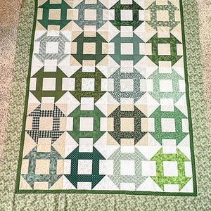 Churn Dash Quilt Pattern