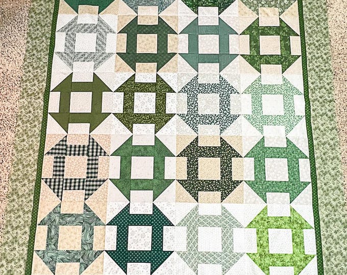 Churn Dash Quilt Block Pattern - Etsy Canada