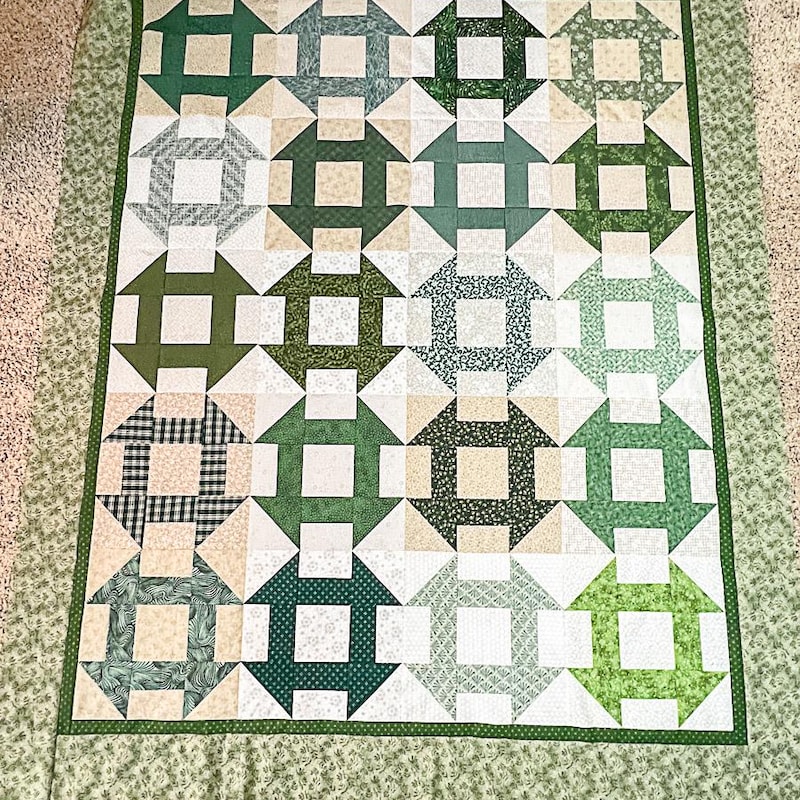 Churn Dash Quilt Pattern - Etsy