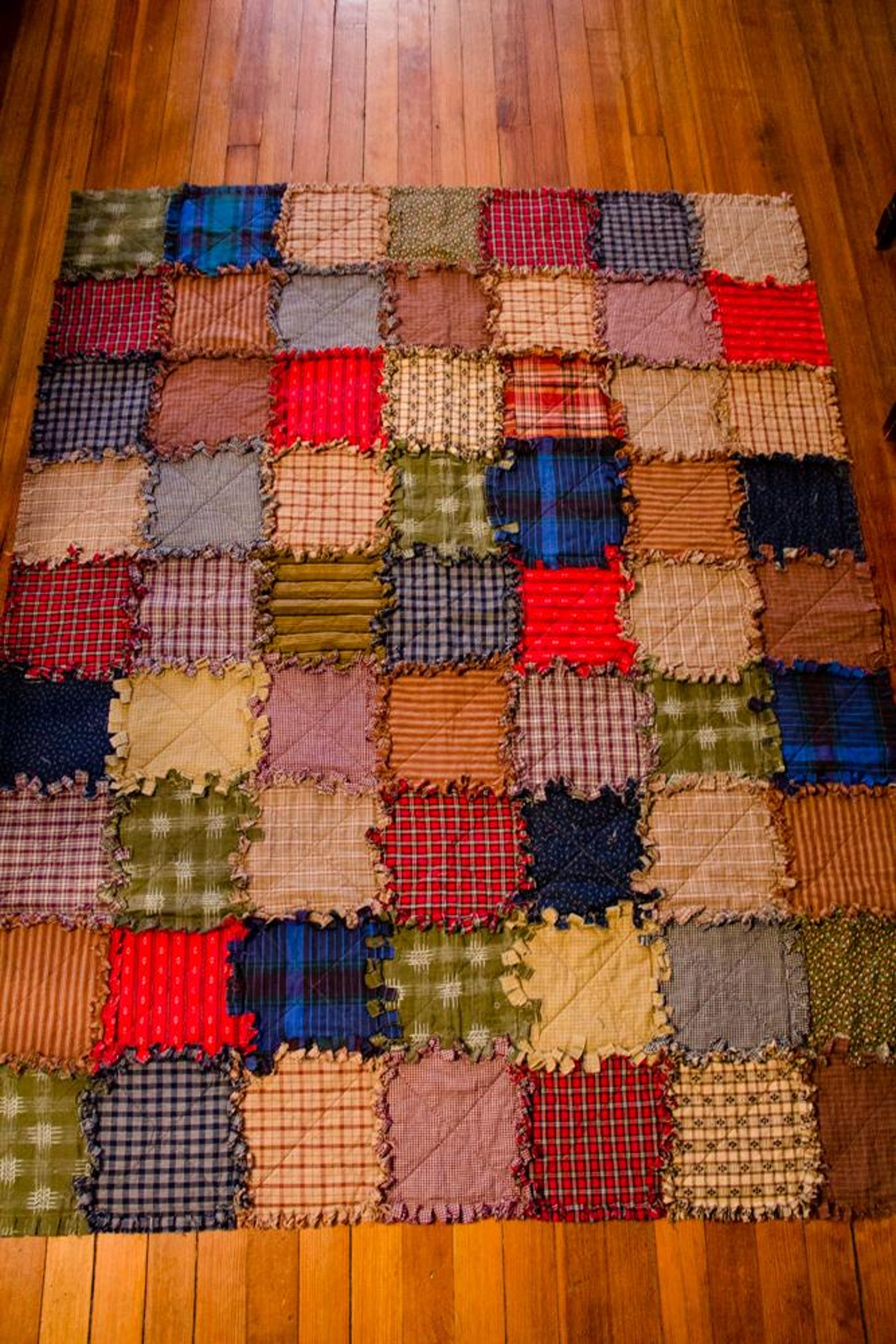 Rag Quilt Pattern Etsy