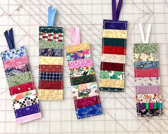 Patchwork FABRIC BOOKMARK PDF Sewing Pattern (printable A4 Guide ...