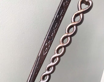 Hand Carved Wooden Magic Wands: Heart & Sirius Black, Set of 2