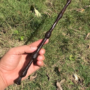 Magic Wand, Wooden Hand-craved Wand, The Elder Wand, Elder Magic Wand, The Best Gift For Any Wizard-Witch, zauberstab