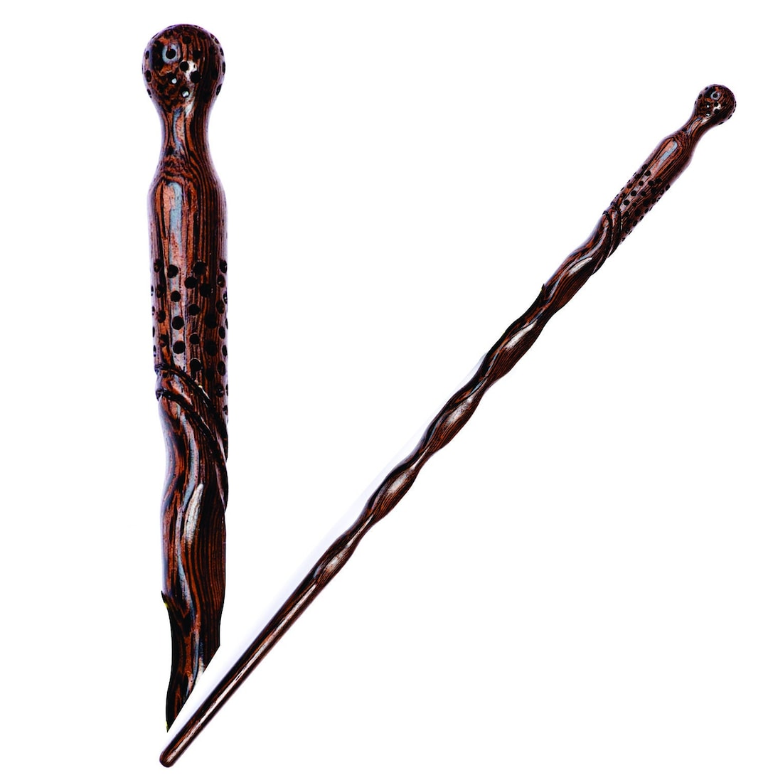 Ron Weasley Wooden Wizard Wand, Handcarved Wands, Handmade Wooden