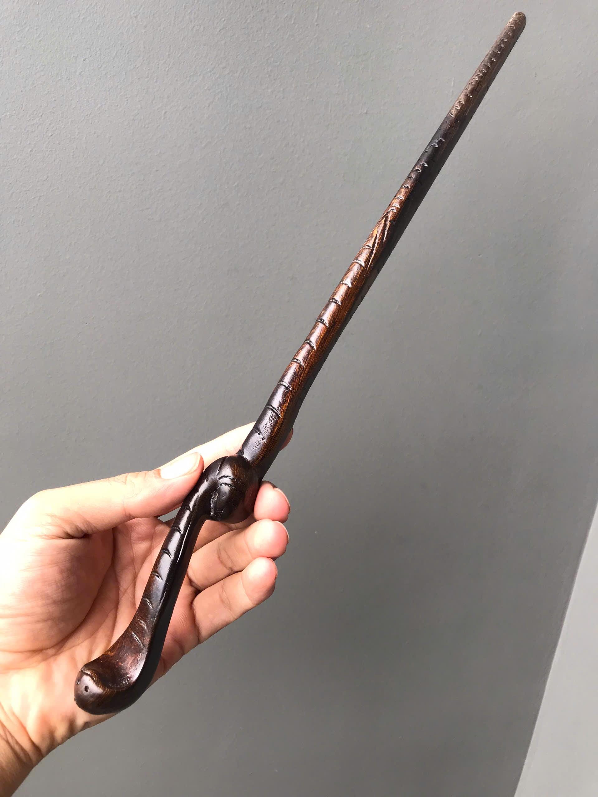手作り木製魔法の杖セット：星と蛇の杖 - Etsy 日本