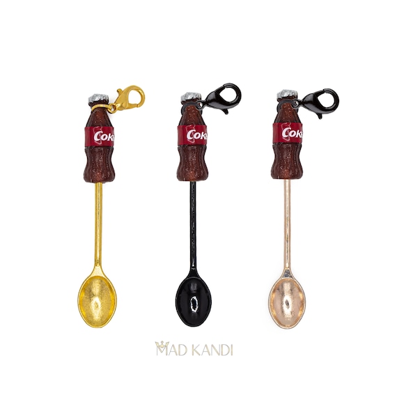 Share a Coke Spoons Coca Cola Micro Spoon Charm Premium Etsy