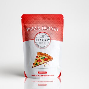 Ella Gray Gourmet Original Pizza Dough Mix - Makes  4 Medium Pizzas. Just add yeast, water and bake. Cook on pizza stone or in oven.