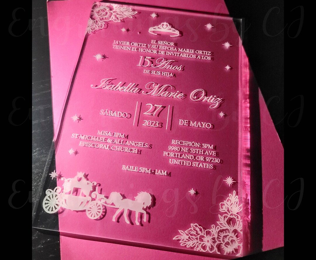 Quinceanera Invitation, XV Anos Invitation, Quince Invite, Quinceanera