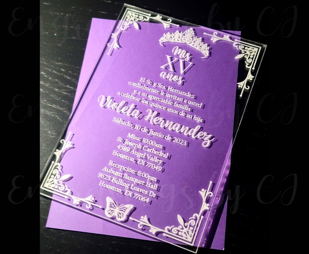 Quinceanera Invitation, XV Anos Invitation, Quince Invite, Quinceanera