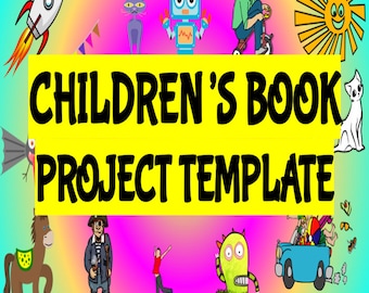 Children's Book Classroom Project Template For Any subject!    Great for Creative and Opinion Writing!