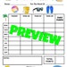 Weekly Reward Chart!! Beach Theme! Motivate Kids With Chores and Good ...