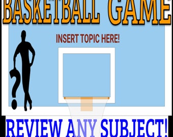 Basketball Teaching Review Game on Google Slides!    Use Template For All Subjects!