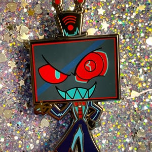 Hell’s Favorite TV Demon Cutie Enamel Pin