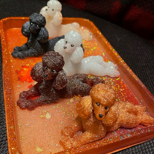 Resin Poodle Figurine Style 2