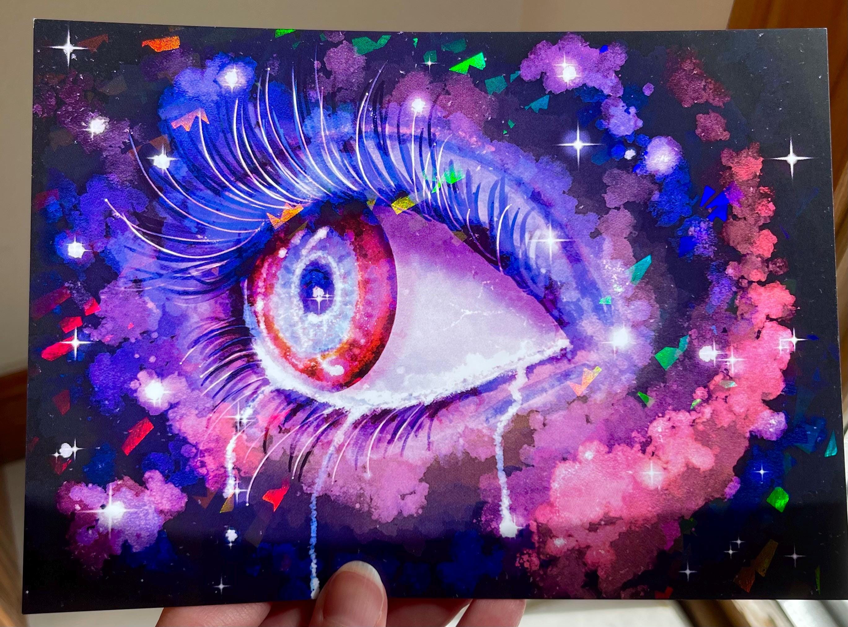 Galaxy “Eye of the Universe” Art Print 5x7
