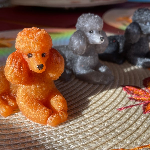 Resin Poodle Figurine Style 1