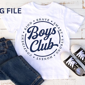 Boys Club SVG / PNG BUNDLE, Kleinkind svg, Jungen svg, Jungenmode svg, Kinder-T-Shirt svg