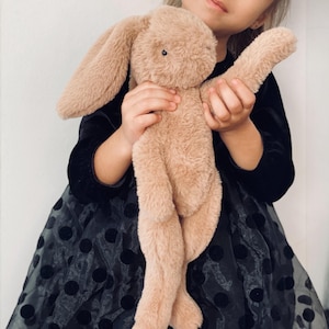 Personalized Handmade Plush Bunny Toy, Easter Plush Toy,Easter Gift for Kids,Keepsake Bunny,Soft and Cuddly Rabbit Doll,Spring Bunny,Seasona
