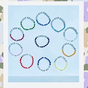 Pulseiras de afirmação positiva
