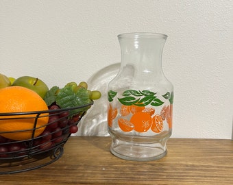 Caraffa per succo d'arancia Anchor Hocking vintage del 1987