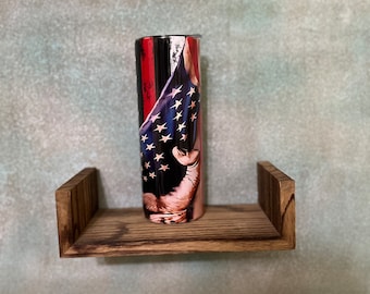 Thin red line firefighter tumbler