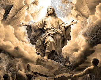 Jesus 3D Illusion Laser Engraving PNG File (Digital Download)